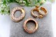 Conjunto de adereço em ouro amarelo com diamantes (314) em talhe brihante