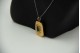 Conjunto com anel, brincos e medalha em ouro amarelo com turmalinas lapidadas.