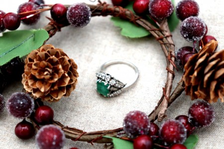 Anel em platina com diamantes (22)