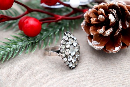 Anel em prata com quartzos - minas novas - lapidadas de formas distintas