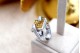 Anel em ouro branco com diamantes (68) em talhe brilhante 8/8
