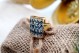Anel em ouro com lascas de diamante