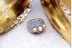 Anel em ouro com lascas de diamantes  e 18 em talhe brilhante 8/8