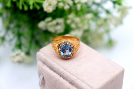  Anel de curso (Solicitadoria) em ouro amarelo com diamantes (14) 