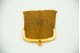 Porta moedas com malha em ouro amarelo e argola de suspensão