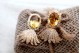 Brincos em ouro com (110) diamantes em talhe brilhante