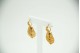 Par de brincos à Rainha de ouro amarelo