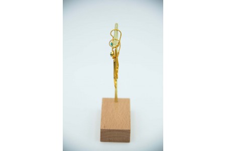 Brincos de ouro amarelo ao estilo folha de oliveira com turquezas e pedras 