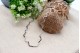 Colar em ouro branco em forma de zig-zag com lascas de diamantes 