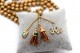 Colar em ouro amarelo tasbih de oração islâmico composto por (33) contas esféric