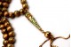 Colar em ouro amarelo tasbih de oração islâmico composto por (33) contas esféric