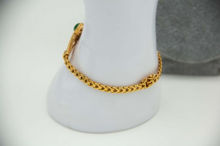 Conjunto de gargantilha, pulseira brincos e anel em ouro com diamantes (66)