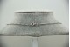 Conjunto de crucifixo e anel em ouro branco com diamantes