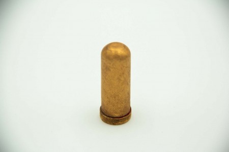 Baton em ouro amarelo fosco e relevos