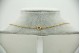 Gargantilha de ouro bicolor com diamantes (40) em talhe brilhante 8/8.