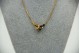 Gargantilha em ouro amarelo com safiras australianas e diamantes (5) em talhe br
