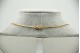 Gargantilha em ouro amarelo com safiras australianas e diamantes (5) em talhe br