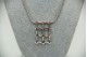 Gargantilha articulada de ouro branco com diamantes (24) em talhe brilhante 8/8 