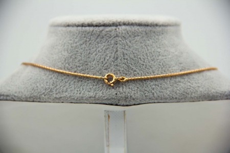  Gargantilha em ouro amarelo  em forma de coração com diamantes (22) 
