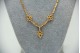 Gargantilha articulada em ouro amarelo com diamantes (61) em talhe brilhante 8/8