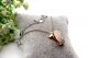 Medalha - pingente em ouro bicolor com diamantes (29) em talhe brilhante 8/8.