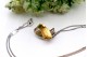 Medalha - pingente em ouro bicolor com diamantes (29) em talhe brilhante 8/8.
