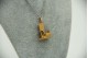 Medalha - Pingente miniatura do Padrão dos Descobrimentos em ouro bicolor