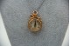 Medalha - Pingente de ouro amarelo de miniatura de bússula