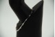 Pulseira de ouro branco articulada com diamantes (15) diamantes em talhe brilhan