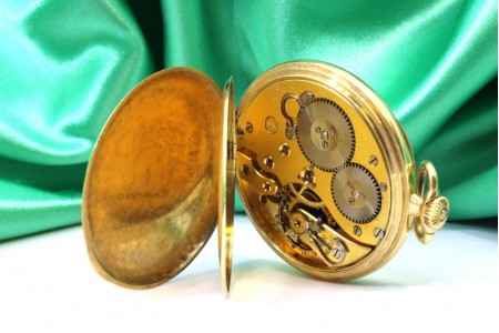 Relógio de bolso em ouro Internacional Watch - Chronometre