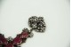 Cruz em ouro e prata com diamantes (99) em talhe brilhante e rubis 