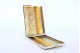 Cigarreira em prata com Universidade de Coimbra em relevo com cartela para monograma, interior dourado e tampa basculante.