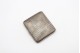 Cigarreira em prata de bandas guilhochadas, tampa de mola e fita dupla interior