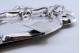 Cinzeiro em prata com relevos e aplicações dois suportes nas laterais 