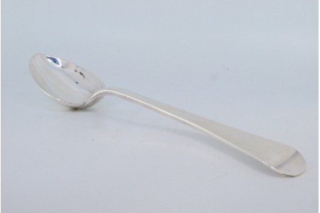 Colher de arroz e de servir em prata lisa