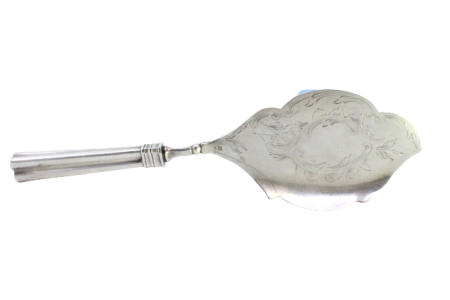 Espátula de serviço de gelado em prata 