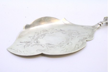 Espátula de serviço de gelado em prata 