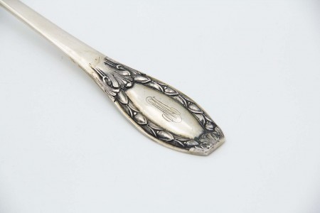 Concha de sopa em prata lisa