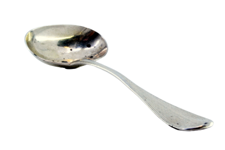 Concha em prata com cabo em prata escovada e caboa a expedir