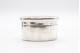 Conjunto de toilette em prata lisa composto por cinco elementos com 