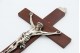 Crucifixo de prata com Jesus Cristo