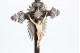 Crucifixo de pau santo com Cristo Jansenista em marfim