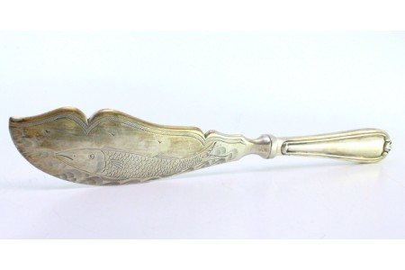 Faca de peixe em prata