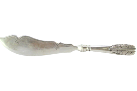 Faca de peixe em prata