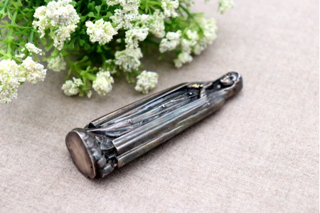 Estatueta em prata da nossa Senhora de Fátima