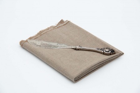 Facap ara peixe em prata com gravados