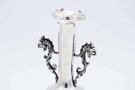 Par de jarras em prata com asas