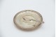  Manteigueira de prata circular com friso