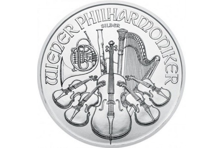 Moeda em prata Filarmónica de Viena 2012