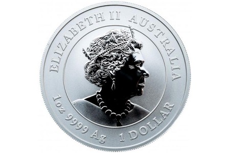 Moeda da Australia - 1 Dollar - Ano do Coelho - 2023